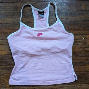 Y2K Pink Nike Cami with built in bra